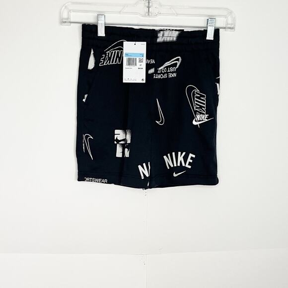 Nike Kids French Terry Shorts Size Medium - Picture 2 of 9